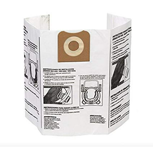 Wet Dry Vacuum Filter Bags. Casa Vacuums 3-Pack RIDGID Compatible 23743 VF3502 12-16 Gallon Wet Dry Vac High-Efficiency Dust Bags Wet Dry Vacuum Filter Bags. Casa Vacuums 3-Pack RIDGID Compatible 23743 VF3502 12-16 Gallon Wet Dry Vac High-Efficiency Dust Bags